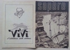 RIVISTA SAPERE MAGGIO 1957 N°537/538 RADIOTELESCOPIO AVIAZIONE INTERCETT-F86D 17