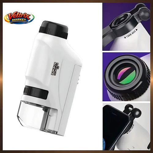 Mini microscopio 120x - mini,