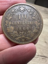 10 CENTESIMI 1866 M - REGNO