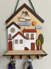 Portachiavi Da Parete in Legno