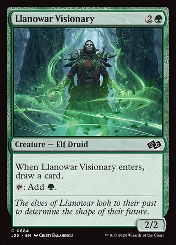 Mtg llanowar visionary - llanowar,