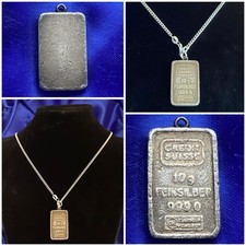 Lingot argent Pur Banque