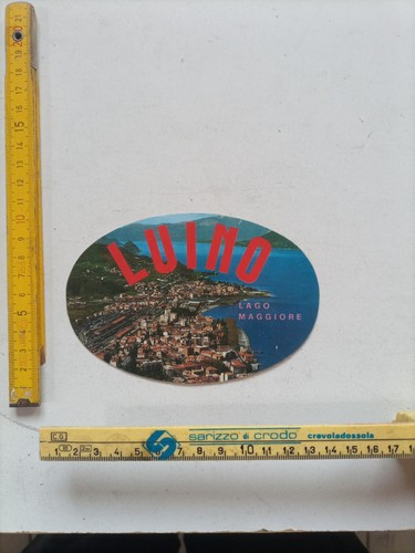 Adesivo old sticker luino - -,