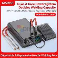 Saldatrice a punti a pedale portatile AWithZ UK1 18650 batteria agli ioni di litio saldatrice a punti
