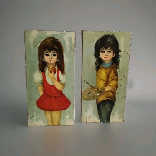 Coppia quadro vintage big - big, eye