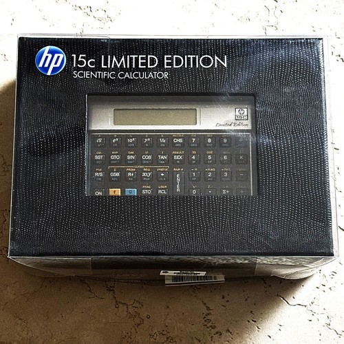 Hewlett packard 15c - hewlett,