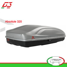 BOX BAULE PORTABAGAGLI TETTO AUTO G3 ABSOLUTE 320 - 240 LT - 22.310 Fiat Panda