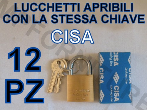 Lucchetti cisa apribili con - lucchetti,