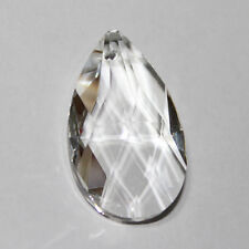 2 PEZZI DI MANDORLA IN CRISTALLO DA 28 MM CON FORO PER RICAMBIO LAMPADARIO