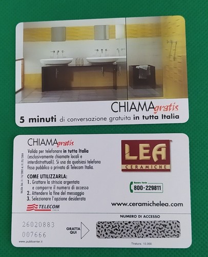 Scheda telefonica nuova - , tipo