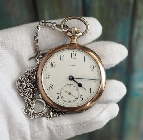 Antico orologio tasca omega - orologio,