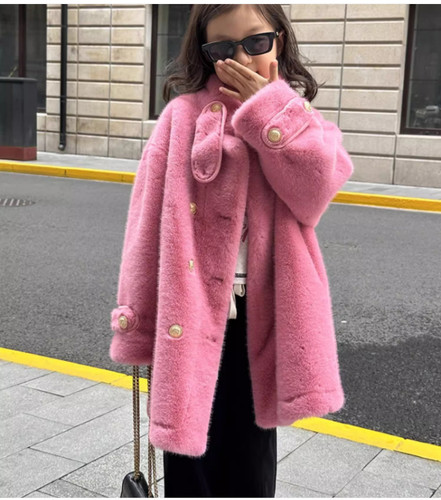 Parka spesso pelliccia visone