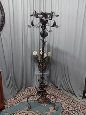 Piantana In Ferro Battuto Anni 30/40 Epoca 900