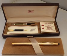 Penna stilografica Cross oro