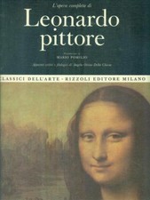 L'OPERA COMPLETA DI LEONARDO PITTORE AA.VV. RIZZOLI 1967 CLASSICI DELL'ARTE