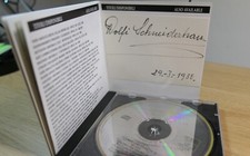 Wolfgang Schneiderhan Autograph + CD Tchaikovsky Brahms Violin Urania Signed