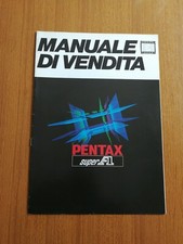 PENTAX PROGRAM F1 MANUALE VENDITA CAMERA VINTAGE BROCHURE 1983 CARATTERISTICHE 
