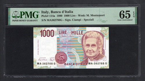 Italy 1000 lire 1990 - lire, p114a