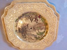 Piatti alzata inglese vecchioa