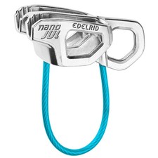 Edelrid Nano Jul Dispositivo di Assicurazione Arrampicata per Mezze Corde Sottili e Doppie