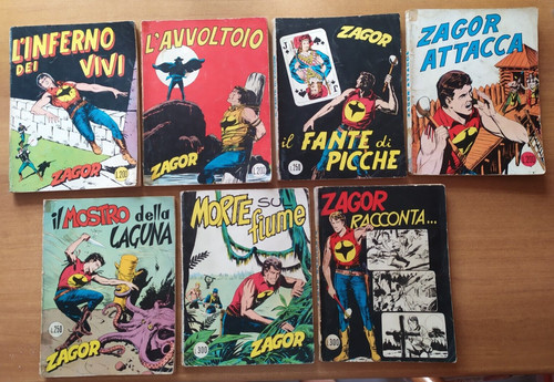 Zagor scritta rossa - rossa, n