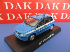 Die cast 1/43 Modellino Auto Polizia Police Fiat Stilo 1.9 JTD 2005