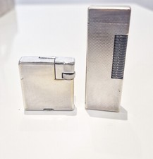 Two Vintage dunhill silver