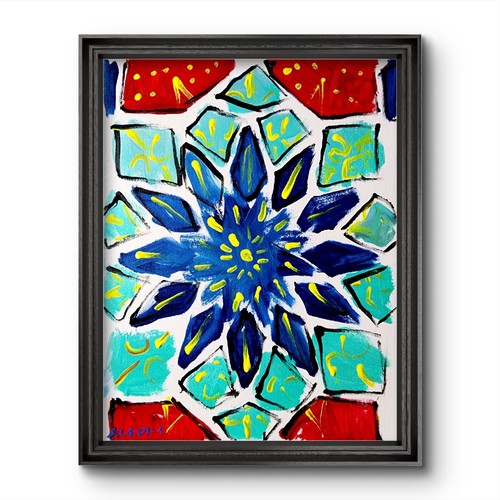 Aleph mosaico originale 14x11 - aleph,