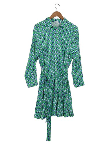 Abito chemisier donna verde - chemisier,