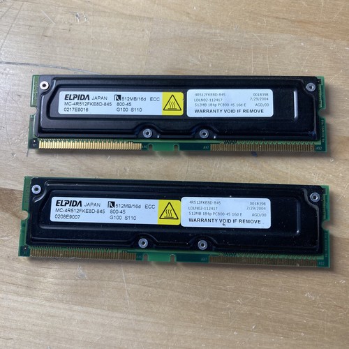 Elpida rambus memoria sim 1gb - memoria,