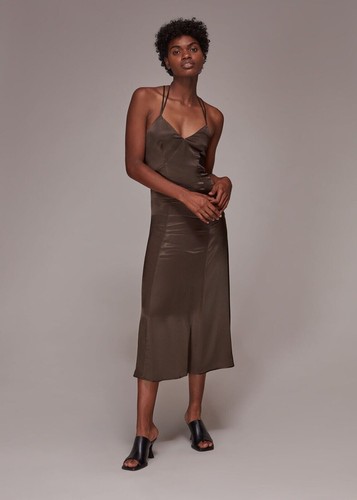 Whistles abito cami raso - uk, 12