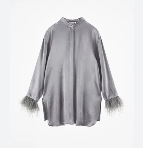 Zara nuova camicia donna raso - donna,