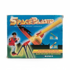 Lancia Razzi VINTAGE ANNI '90 SPACE BLASTER MONDO NUOVO NOS Giocattolo NISB