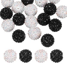 Perline di resina con strass