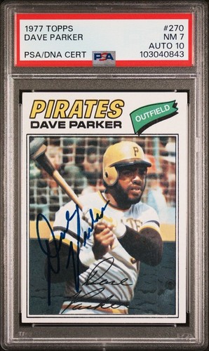 1977 topps dave - dave, firmato