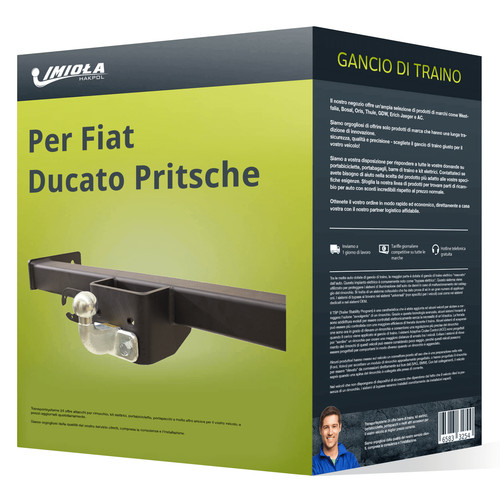 Gancio traino adatto - per, fiat