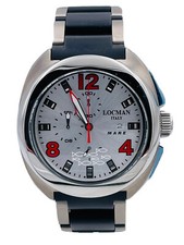 Orologio Locman Mare Titanio 47mm 130STK/590 Crono Wr100m Scontatissimo Nuovo