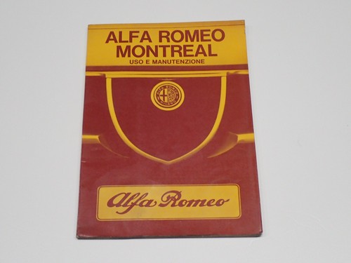 Alfa romeo montreal uso - uso, e