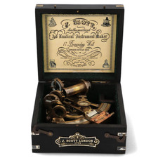 Bussola sestante in ottone con