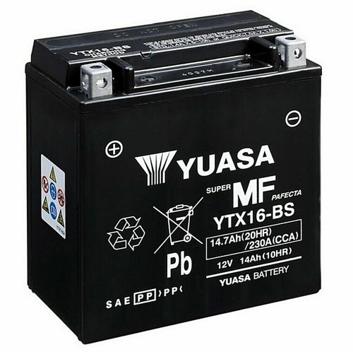 Batteria yuasa ytx16 12v - batteria, ytx16-bs