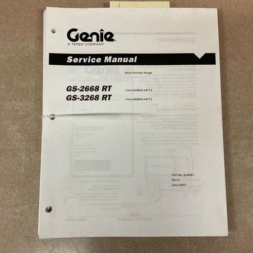 Genie 2668 3268rt officina - genie,