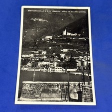 SANTUARIO DELLA B.V. DI LEZZENO VISTO DA BELLANO COMO Bianco e nero  - Cartolina