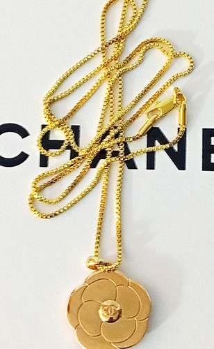 Ciondolo chanel con collana - ciondolo,