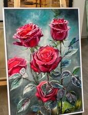 Opera d'arte moderna acrilica