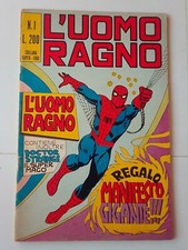 L'UOMO RAGNO corno N.1 primo numero italiano ORIGINALE 1970 dr. strange dottor