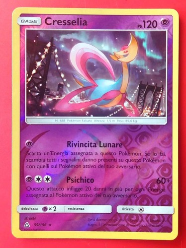 Carta pokemon cresselia - carta,