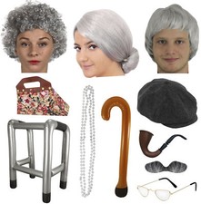 LOTTO ACCESSORI COSTUME NONNA