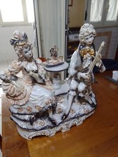 antica statua 800 porcellana di capodimonte
