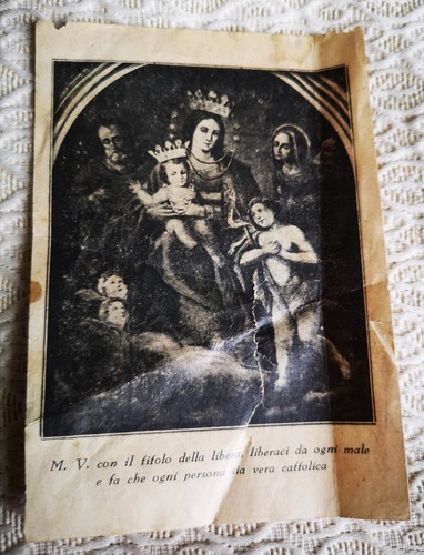 Antica immagine sacra maria - antica,