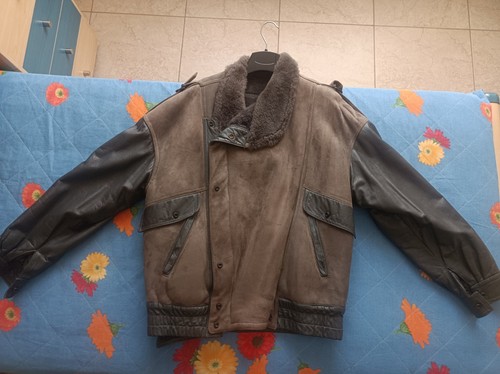 Giubbotto pelle scamosciato - giubbotto,